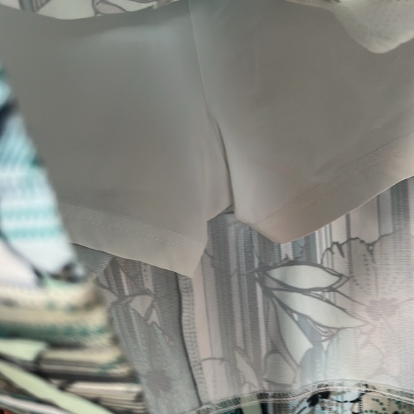 Eddie Bauer Active Fit Skort Skirt Green Floral Stripes Stretch Quick Dry Sz. XS - Picture 5 of 5